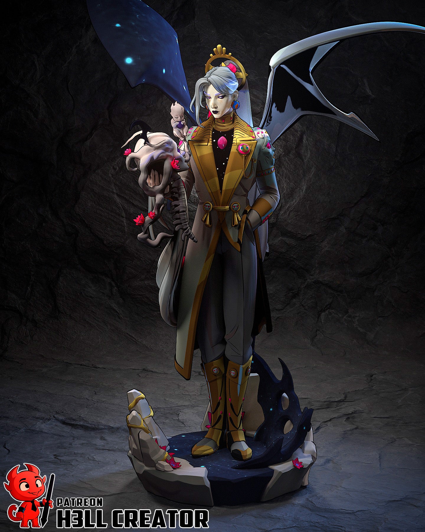 Astral Void Sovereign | 1/10 Unpainted Resin Kit Model
