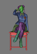 Crimson Academy Sentinel | 1/6 Unpainted/Painted Resin Figure