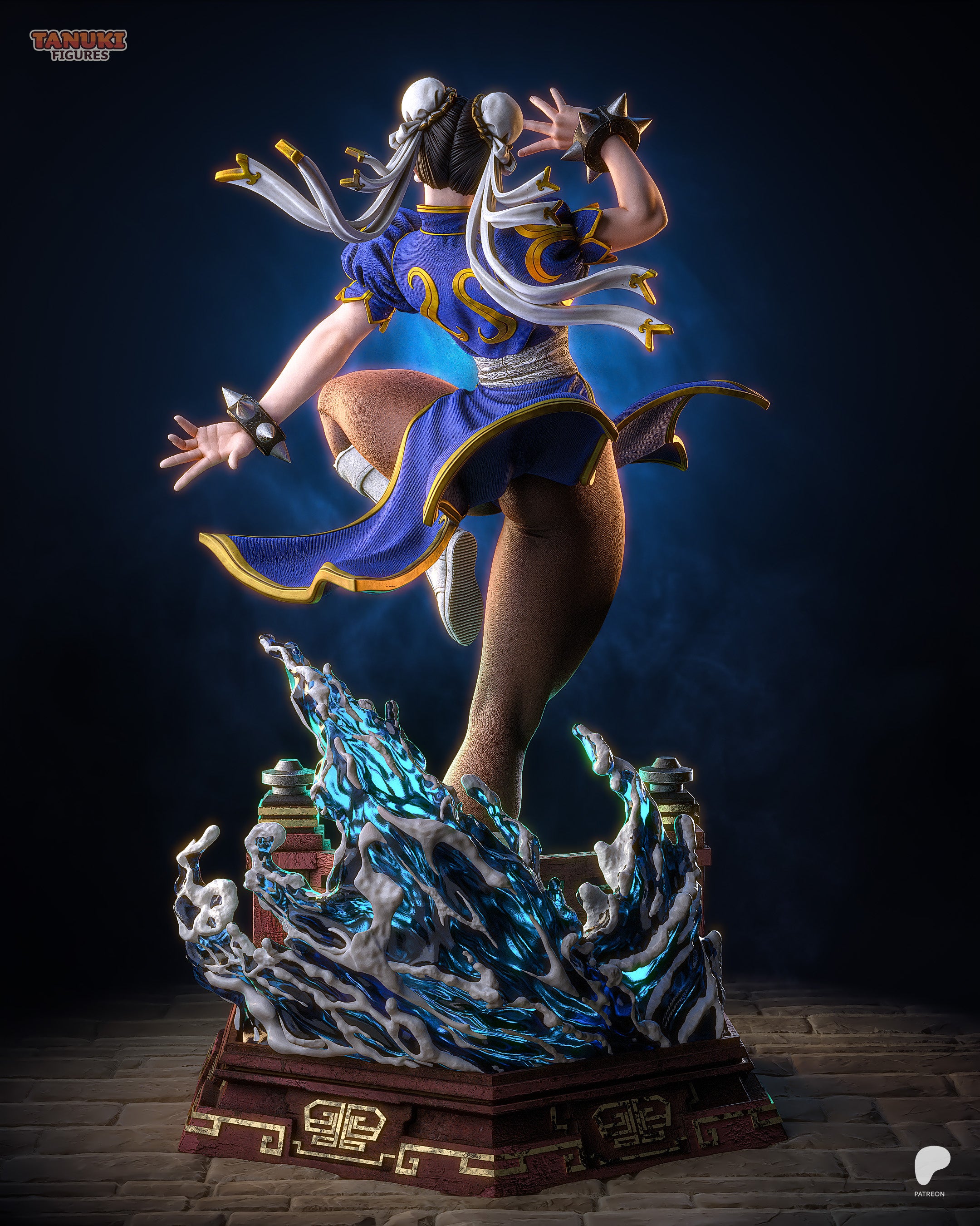 Azure Tempest Dancer | 1/7 Unpainted Resin Kit Model