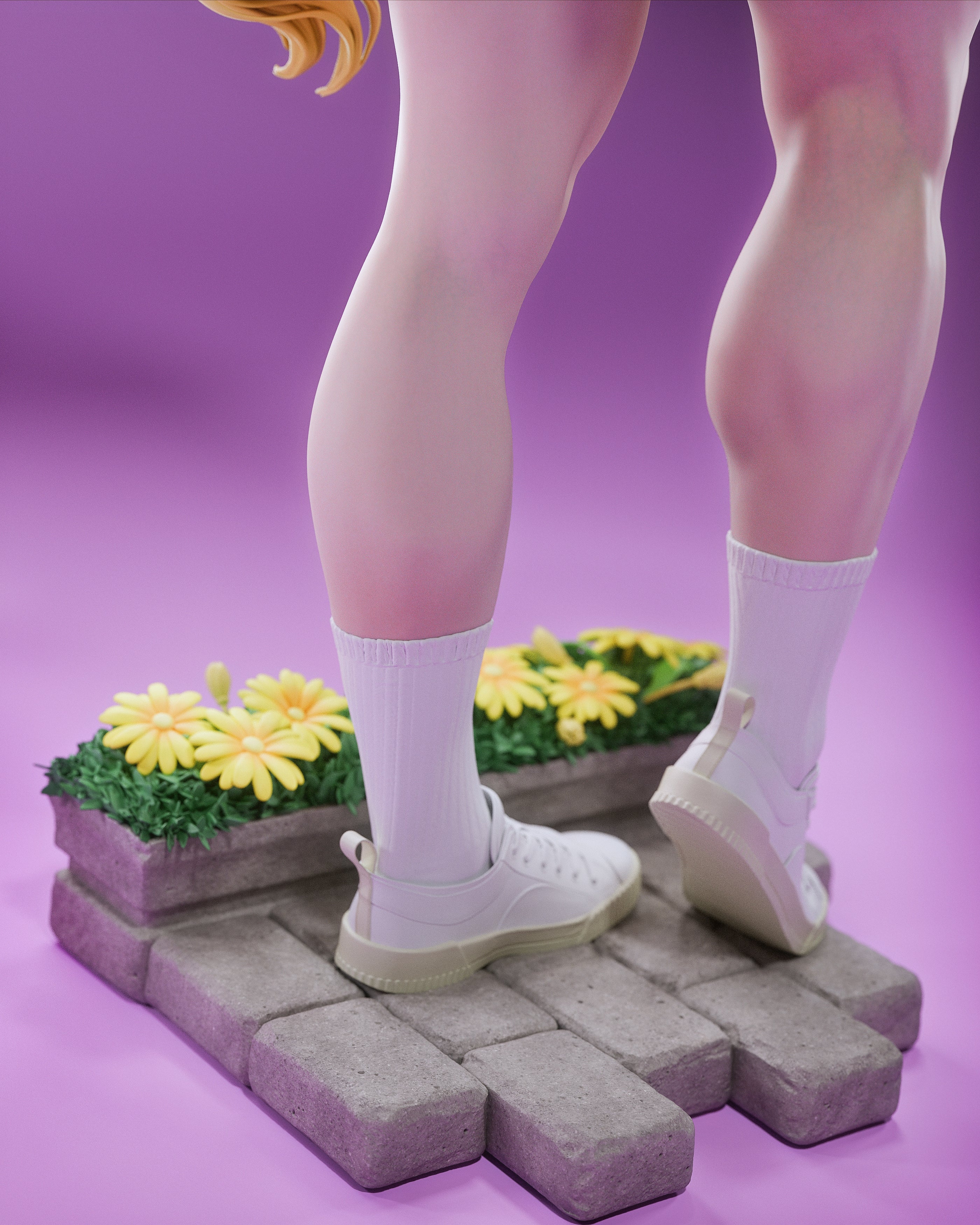 Braided Blossom Warden | 1/6 Unpainted Resin Kit Model