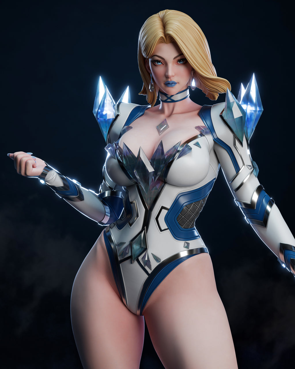 Lumina Crystal Valkyrie | 1/6 Unpainted Resin Kit Model