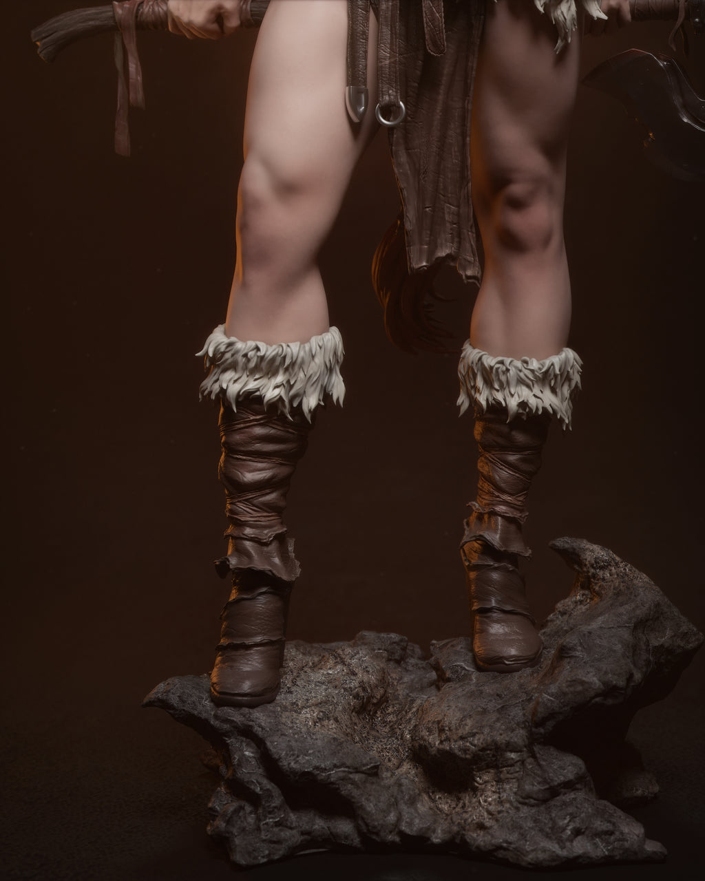 Crimson Savage Warden | 1/6 Unpainted Resin Kit Model