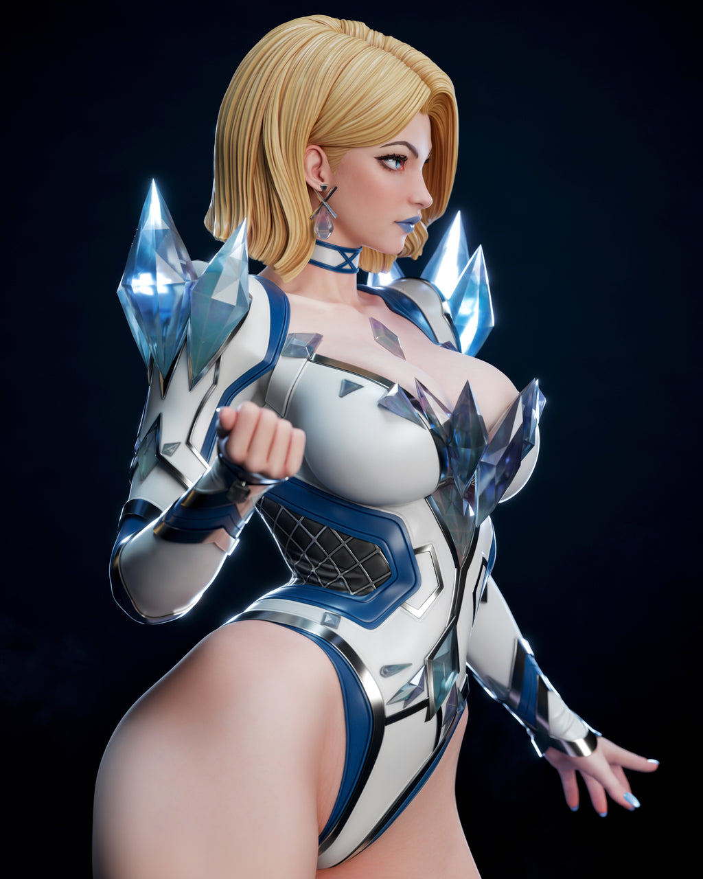 Lumina Crystal Valkyrie | 1/6 Unpainted Resin Kit Model