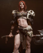 Crimson Savage Warden | 1/6 Unpainted Resin Kit Model