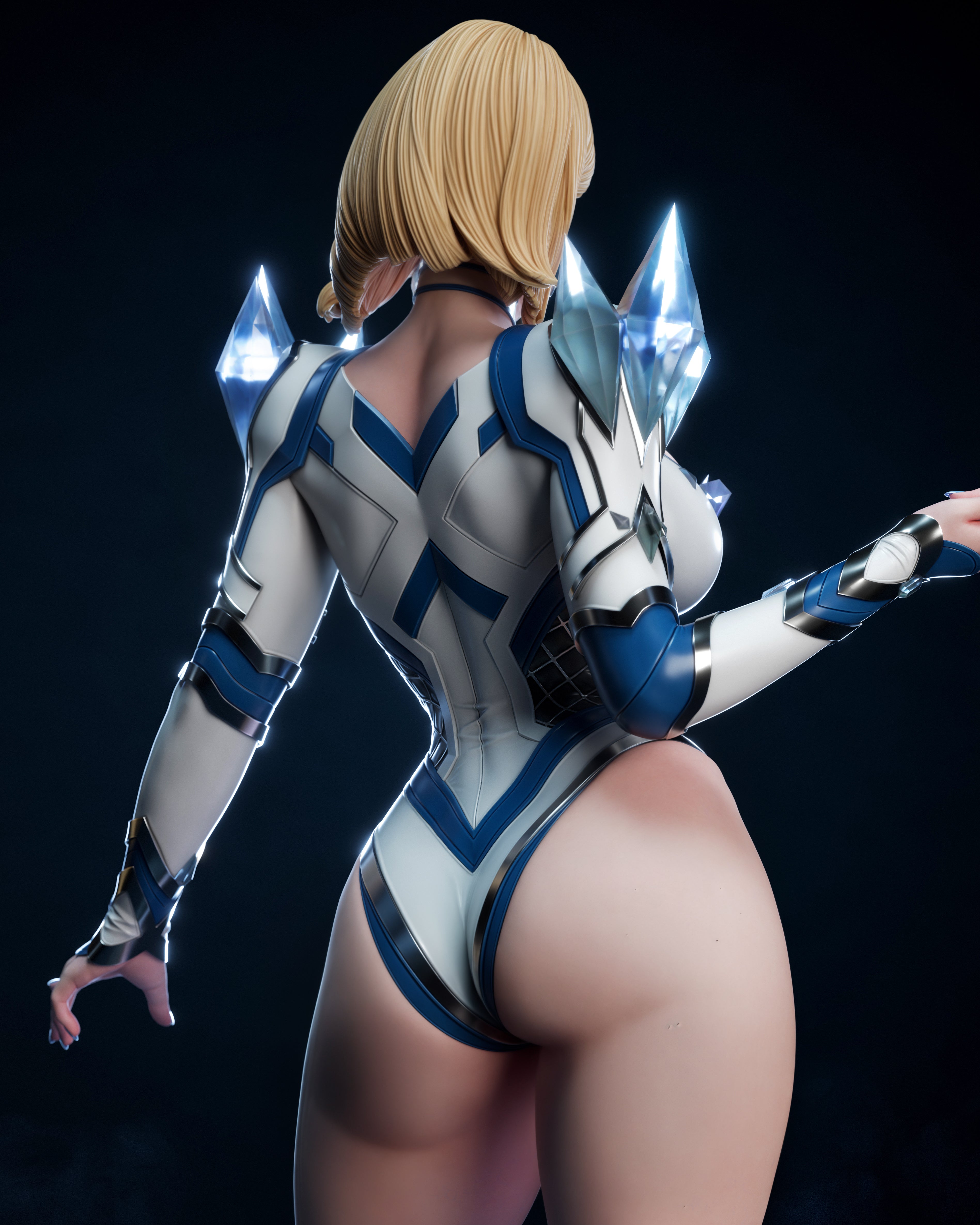 Lumina Crystal Valkyrie | 1/6 Unpainted Resin Kit Model