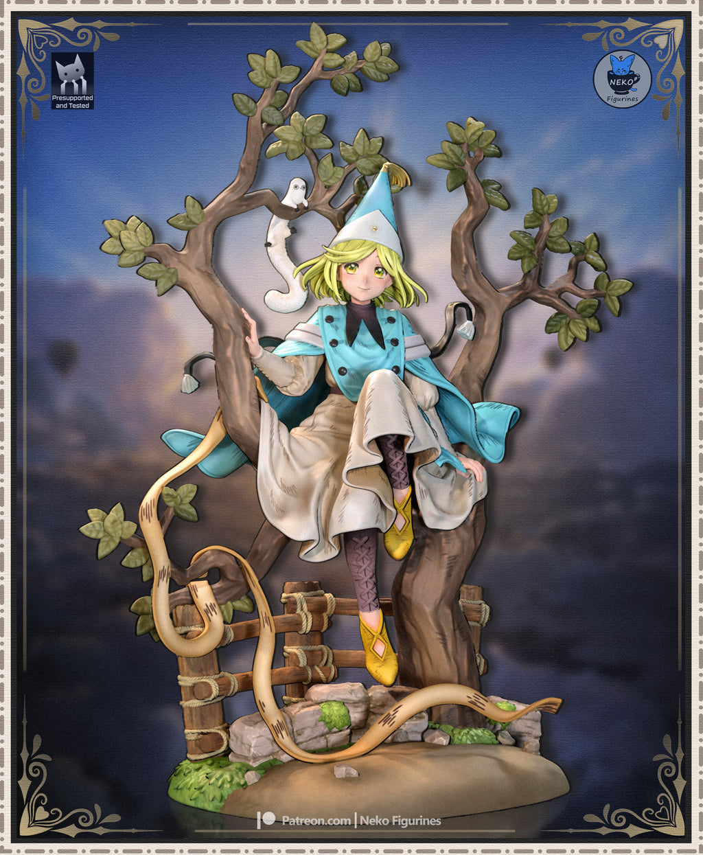 Mystic Grove Apprentice | 1/7 Unpainted Resin Kit Model