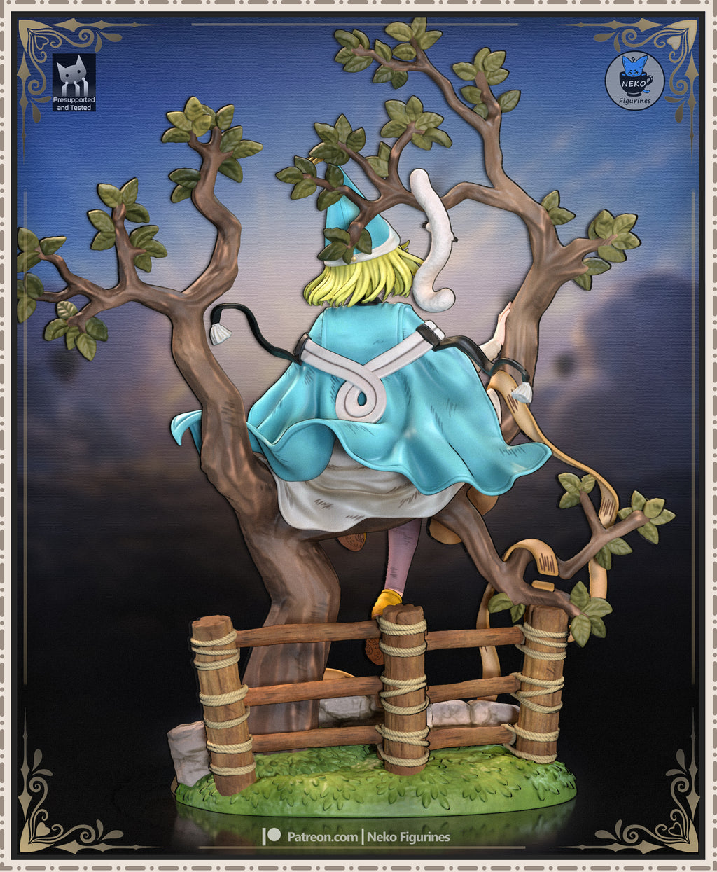 Mystic Grove Apprentice | 1/7 Unpainted Resin Kit Model