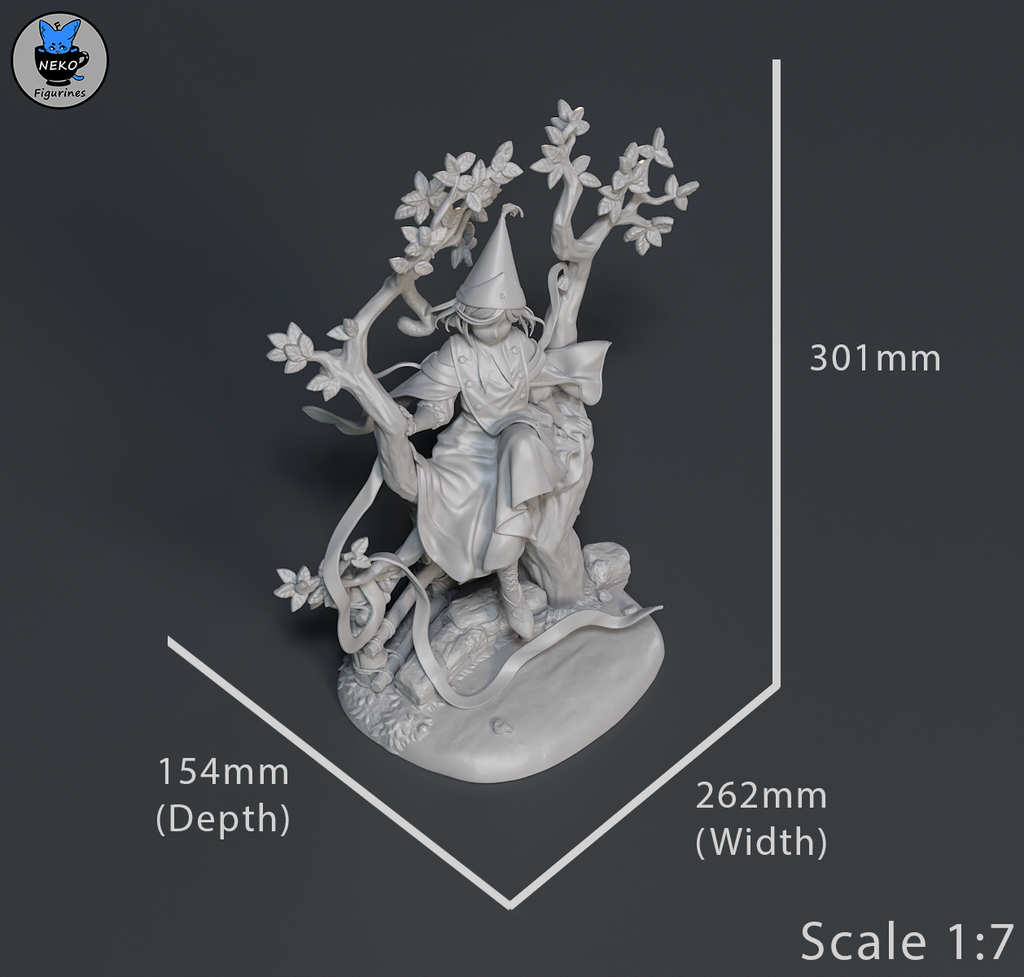 Mystic Grove Apprentice | 1/7 Unpainted Resin Kit Model