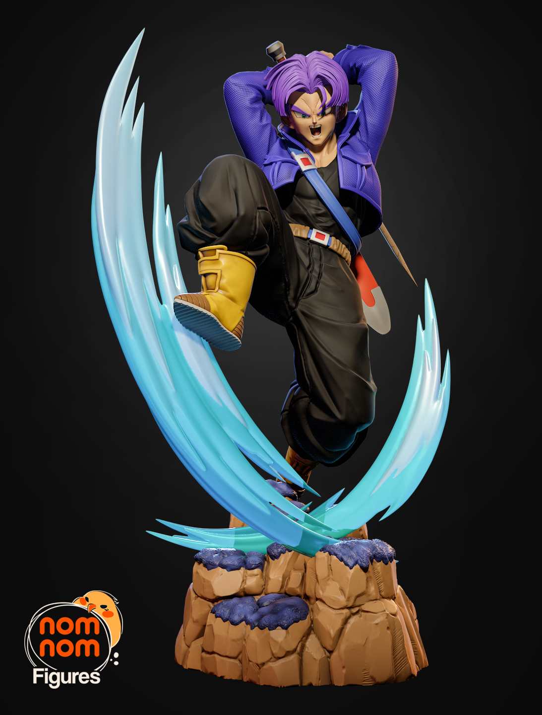 Violet Tempest Swordsman | 1/8 Unpainted Resin Kit Mode