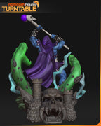 Skull-faced Sorcerer Warlord | 1/10 and 75mm Unpainted Resin Kit Model