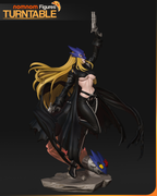 Shadowflame Gunslayer | Chibi Unpainted Resin Kit Model
