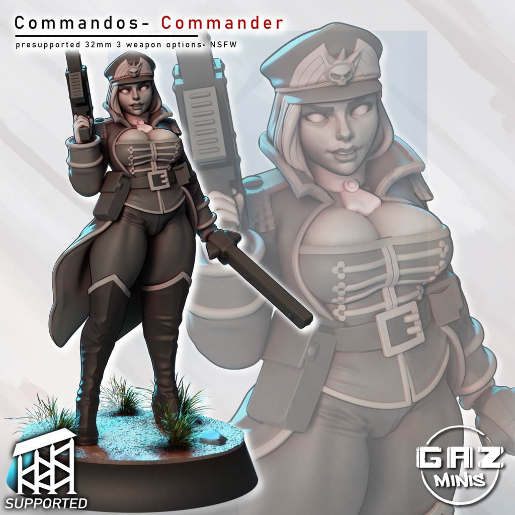 Veilguard Legion Commander | 32mm Unpainted Resin Kit Model