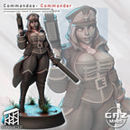 Veilguard Legion Commander | 32mm Unpainted Resin Kit Model