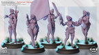 Shadow Legion Veteran Squad | 32mm Unpainted Resin Kit Model