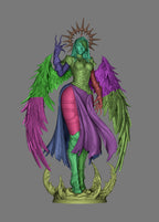 Abyssal Winged Harbinger | 1/6 Unpainted Resin Kit Model