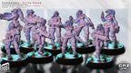 Elite Armored Commando Pinup | 32mm Unpainted Resin Kit Model