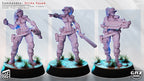Elite Armored Commando Pinup | 32mm Unpainted Resin Kit Model
