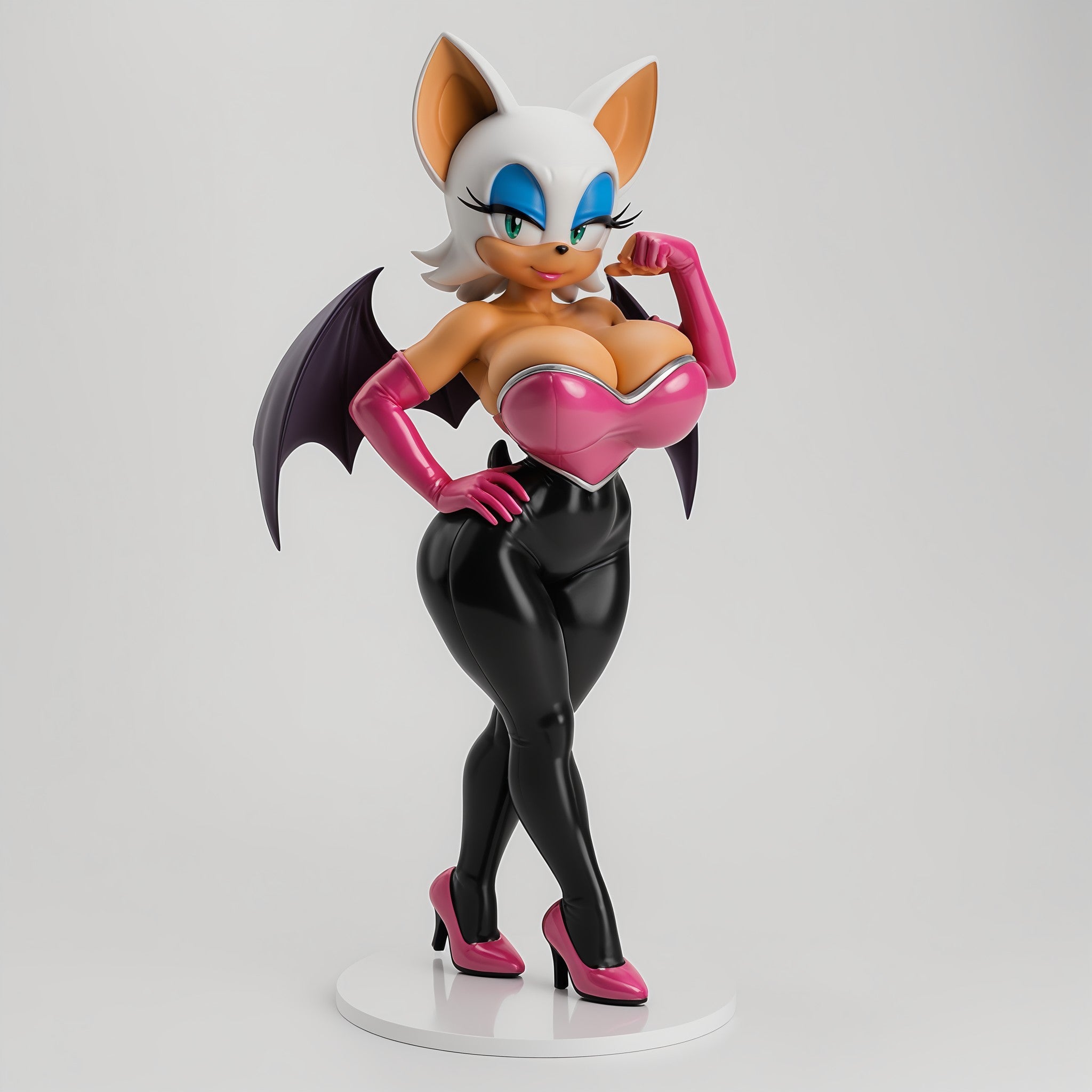 Nocturnal Bat Pinup | 120mm Unpainted Resin Kit Model