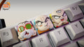 Chibi Monk Warrior Trio | Keyboard Keycap Unpainted Resin Kit