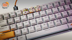 Chibi Monk Warrior Trio | Keyboard Keycap Unpainted Resin Kit