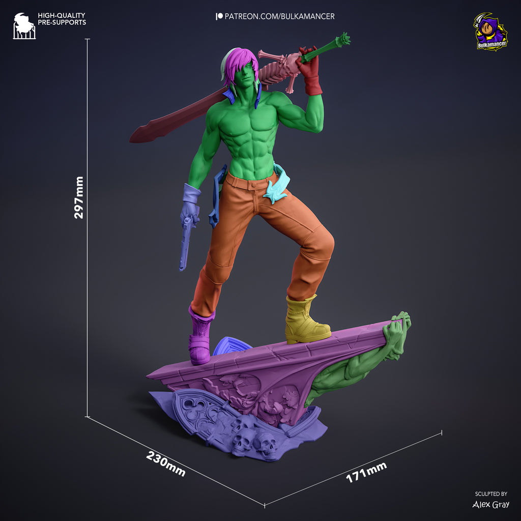 Silverstorm Demon Slayer | 1/8 Unpainted Resin Kit Model
