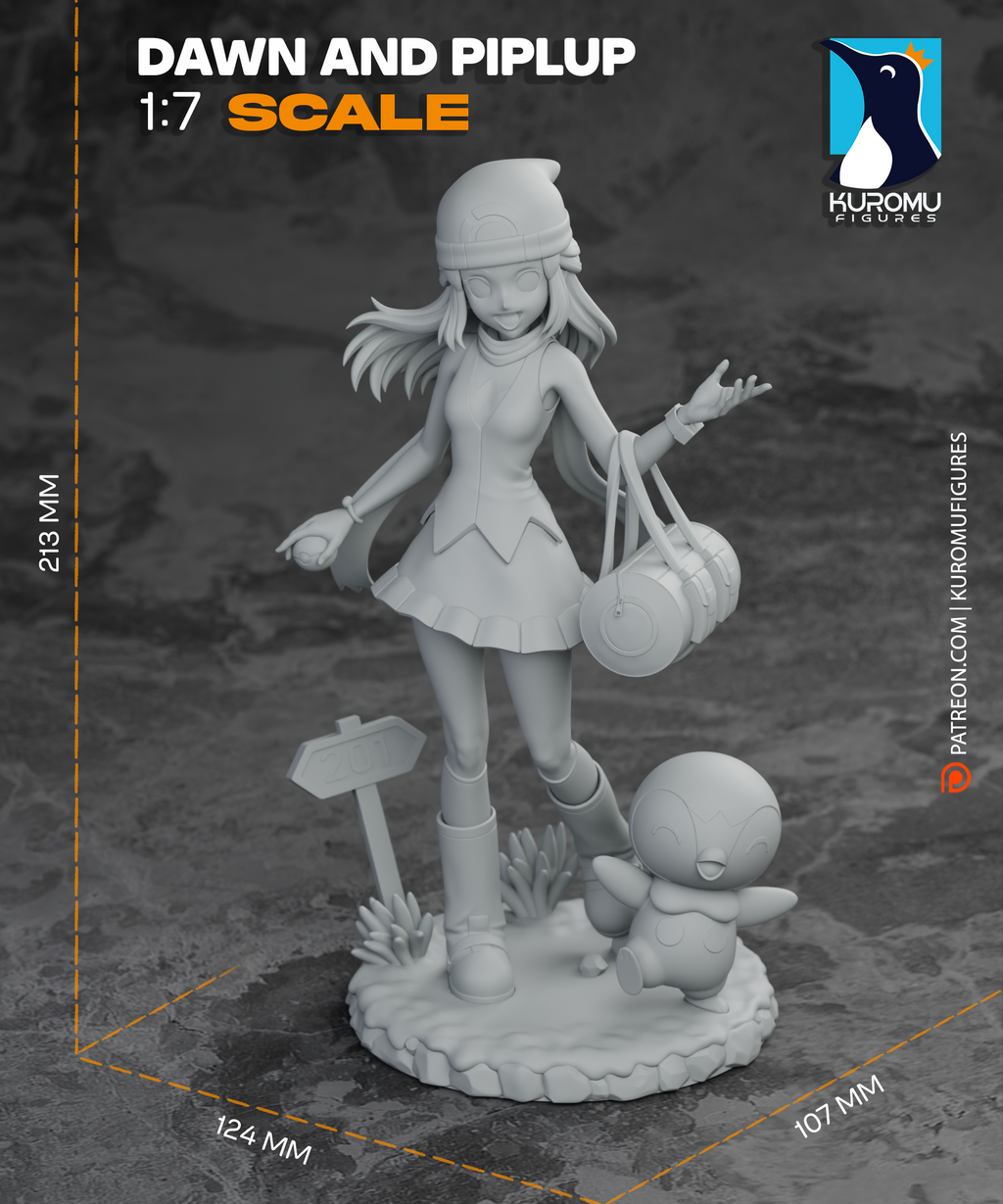 Cheerful Explorer Maiden | 1/10 Unpainted/Painted Resin Figure