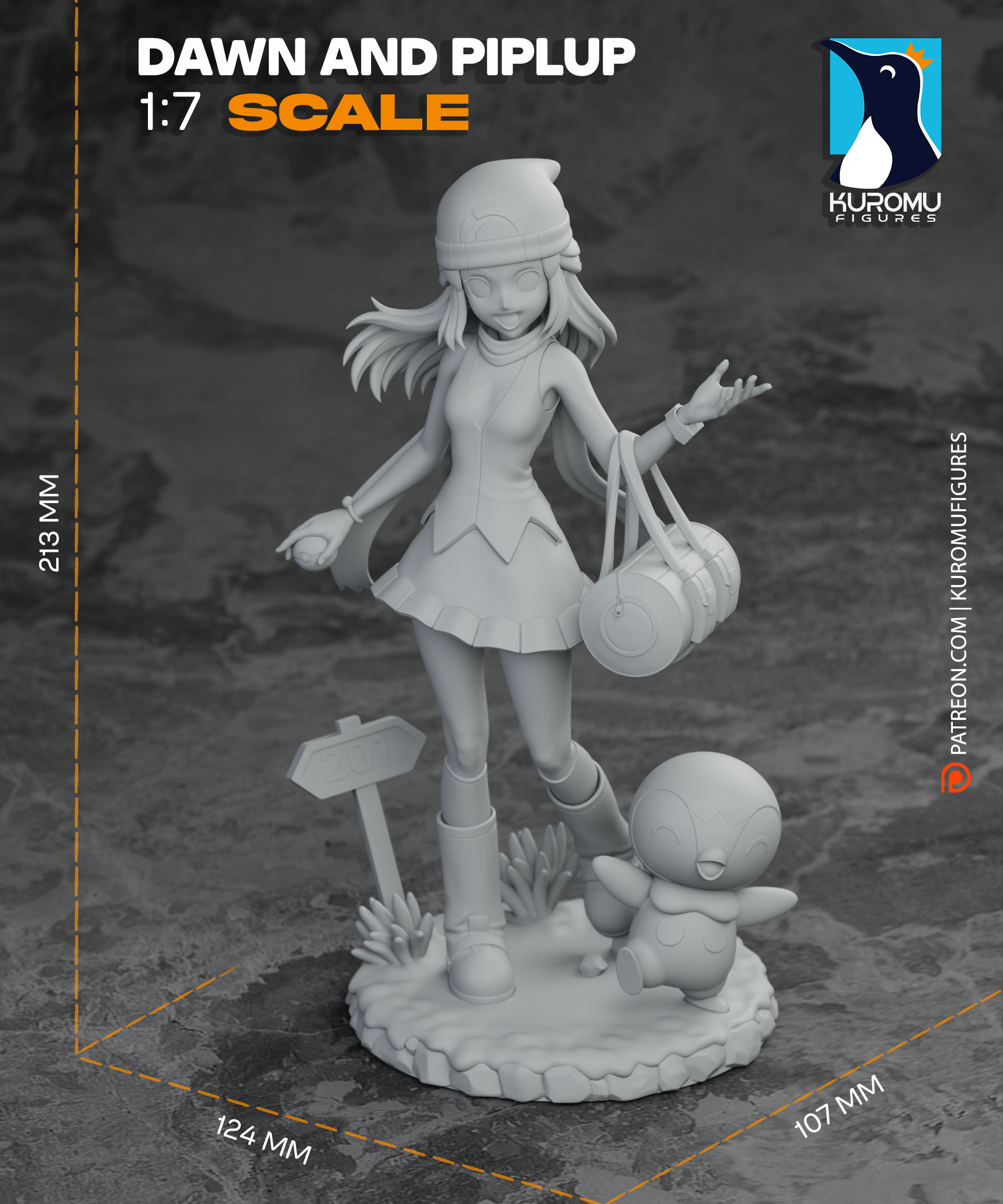 Cheerful Explorer Maiden | 1/10 Unpainted/Painted Resin Figure
