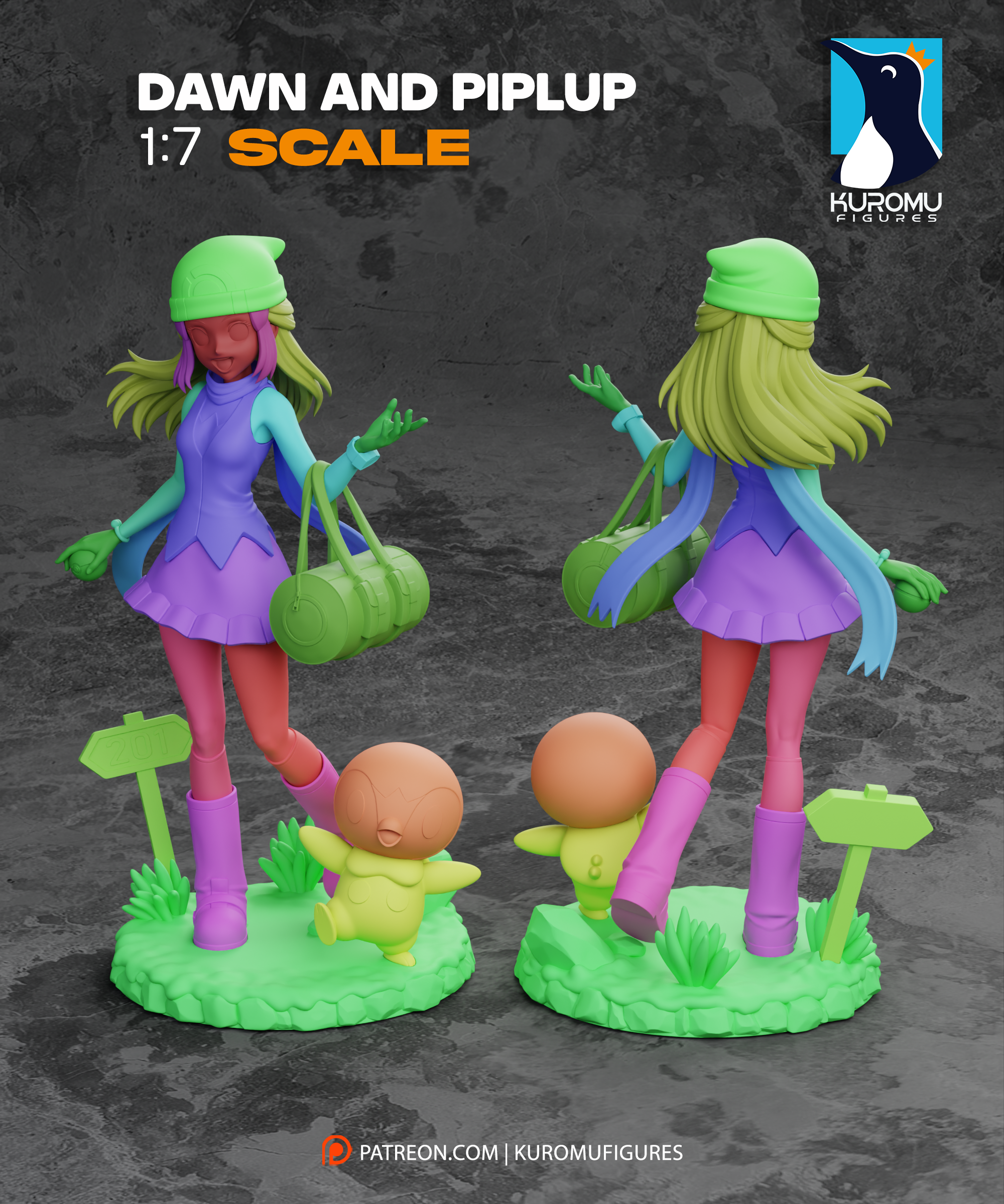 Cheerful Explorer Maiden | 1/10 Unpainted/Painted Resin Figure