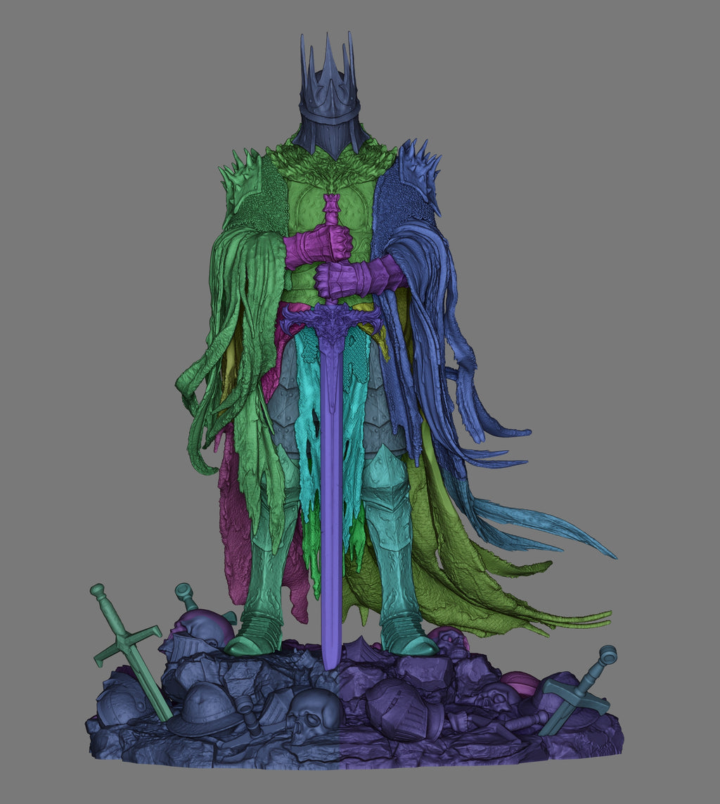 Shadowed Crown Sovereign | 1/6 Unpainted Resin Kit Model
