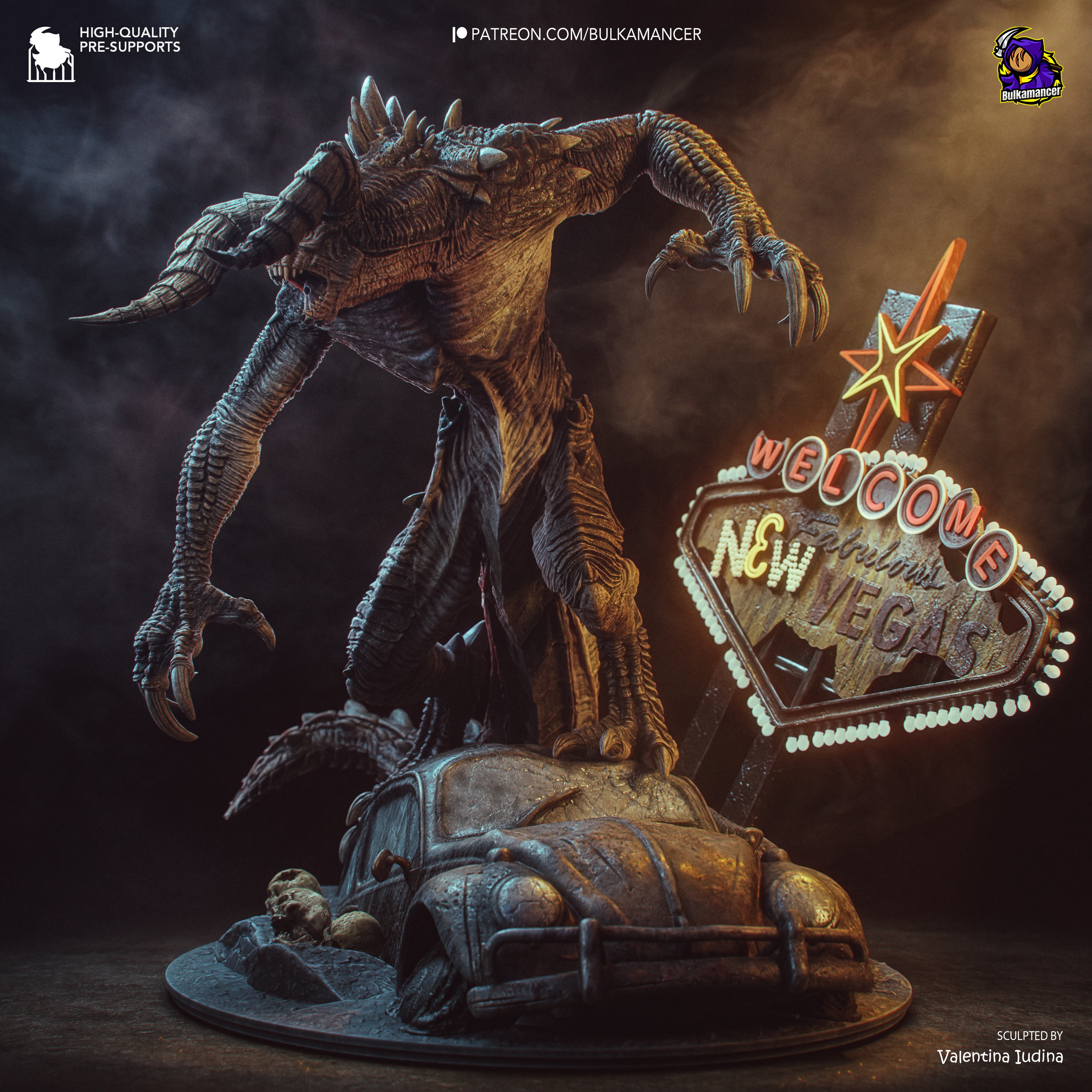 Wasteland Behemoth Ravager | 1/8 Unpainted Resin Kit Model