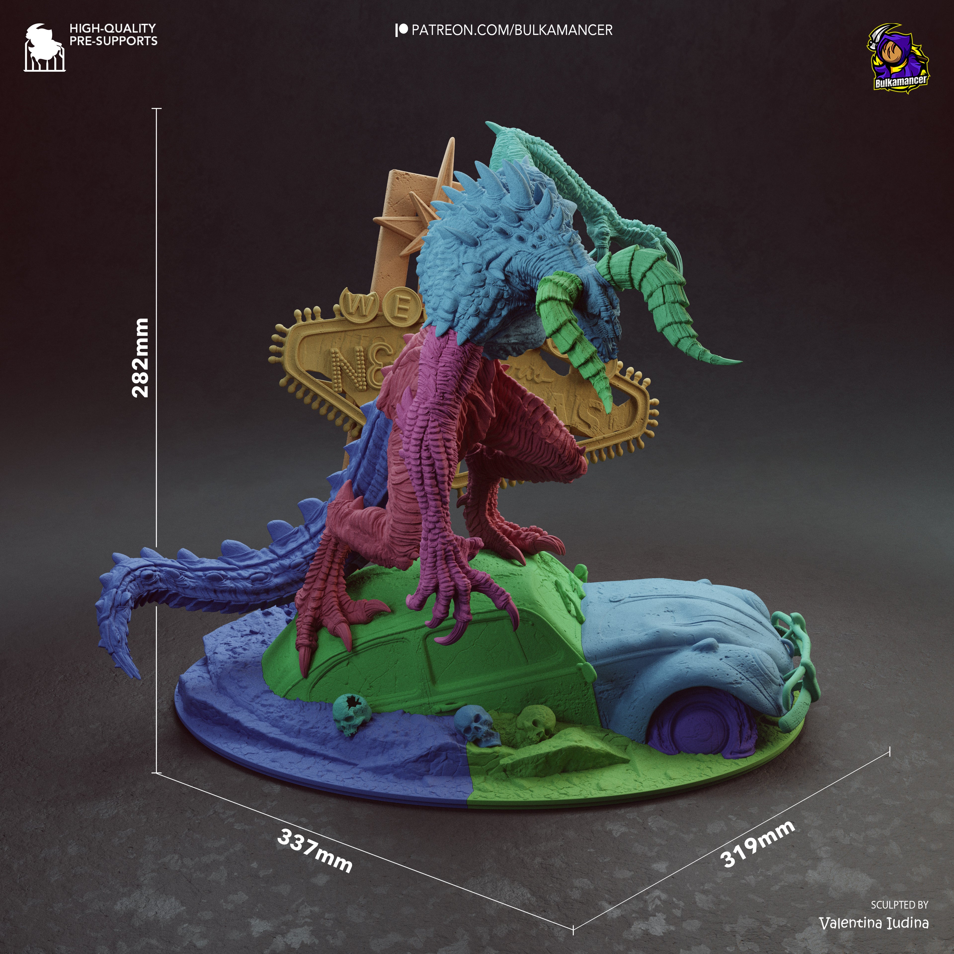 Wasteland Behemoth Ravager | 1/8 Unpainted Resin Kit Model