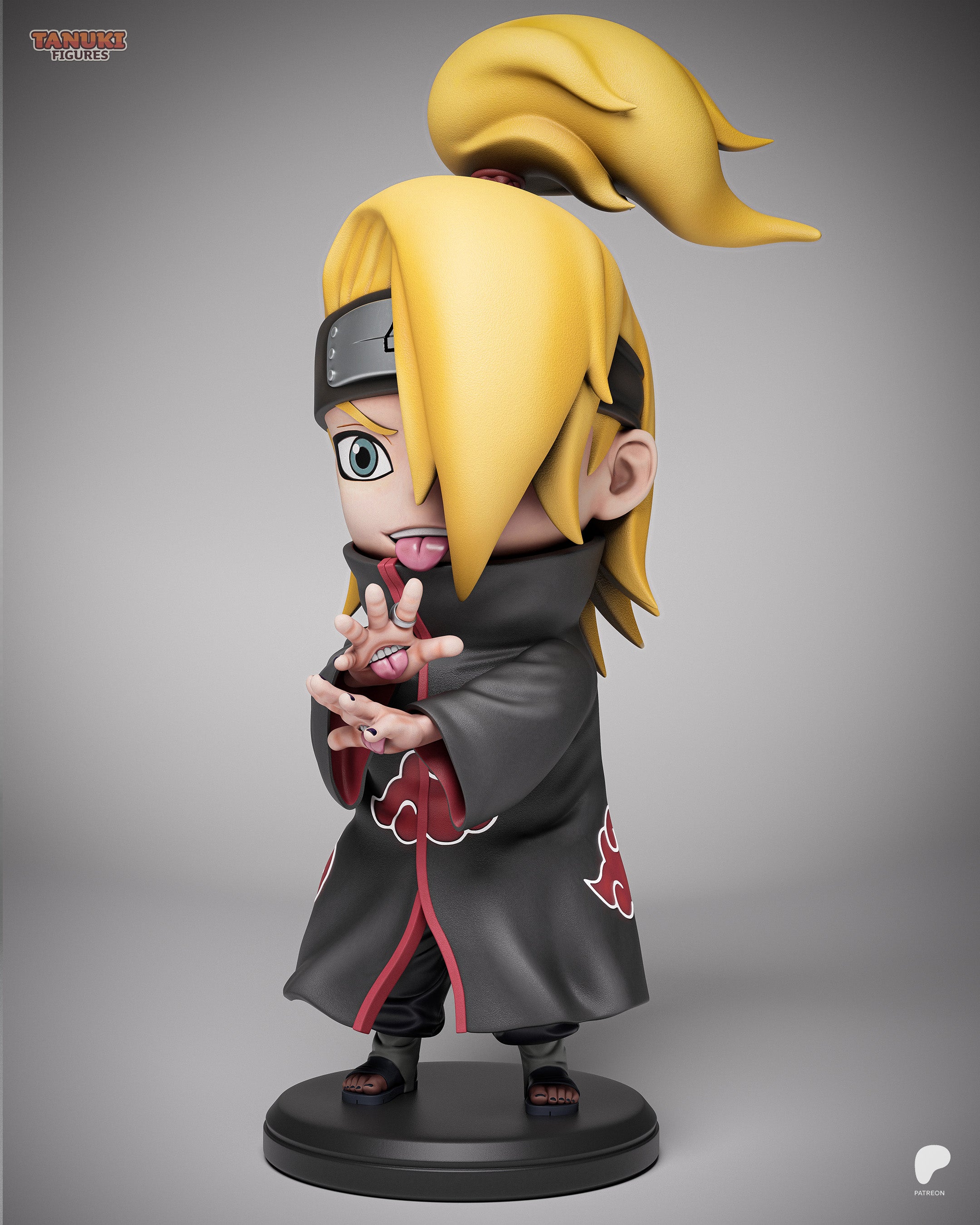 Golden Explosive Artiste | Chibi Unpainted Resin Kit Model