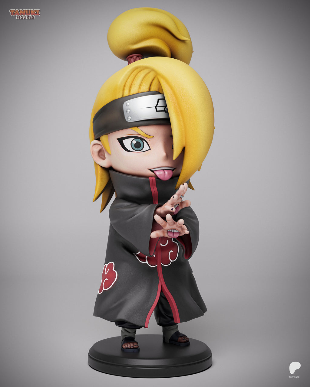 Golden Explosive Artiste | Chibi Unpainted Resin Kit Model
