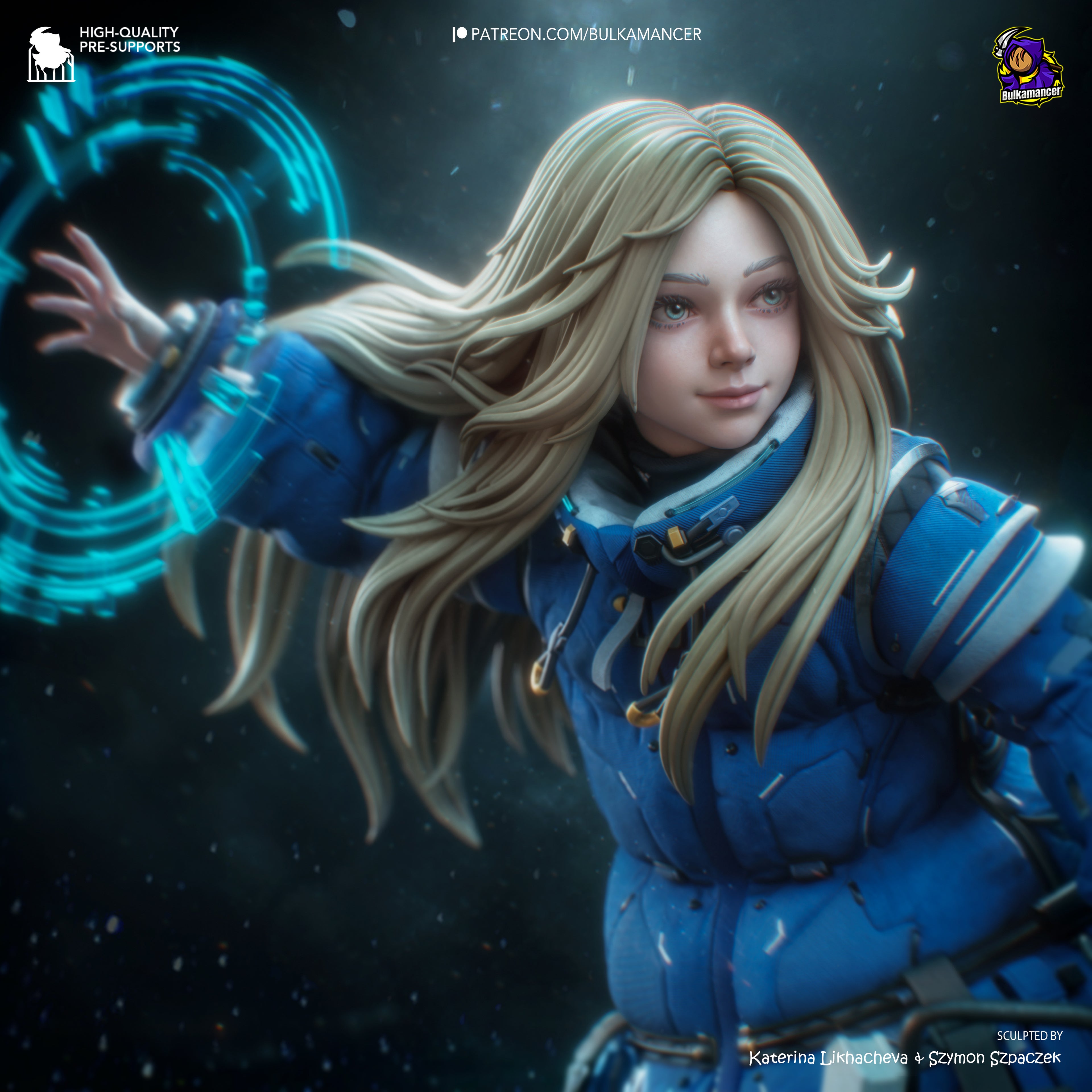 Aether Flux Operative | 1/8 Unpainted Resin Kit Model