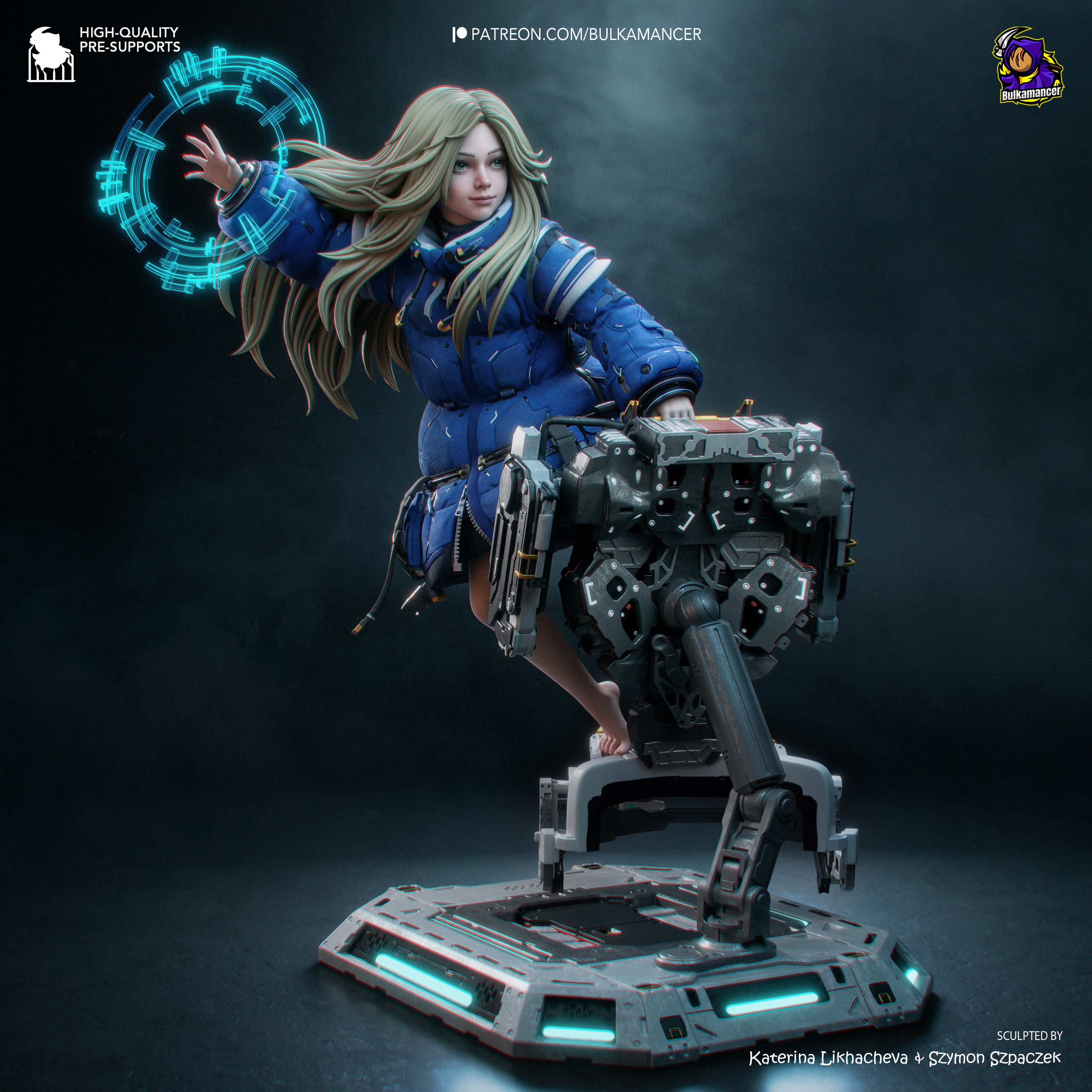 Aether Flux Operative | 1/8 Unpainted Resin Kit Model