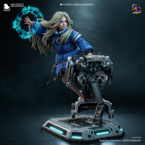 Aether Flux Operative | 1/8 Unpainted Resin Kit Model