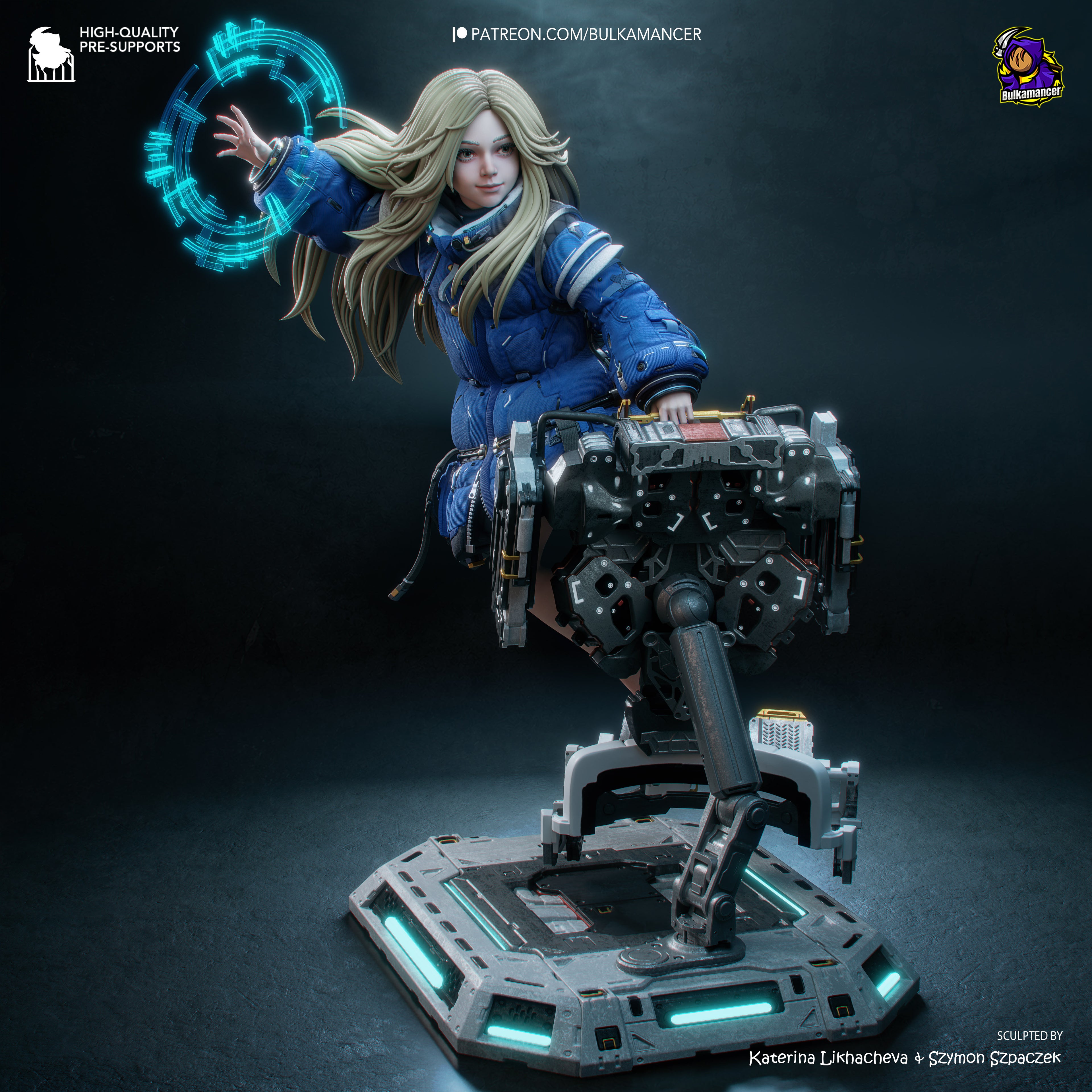 Aether Flux Operative | 1/8 Unpainted Resin Kit Model