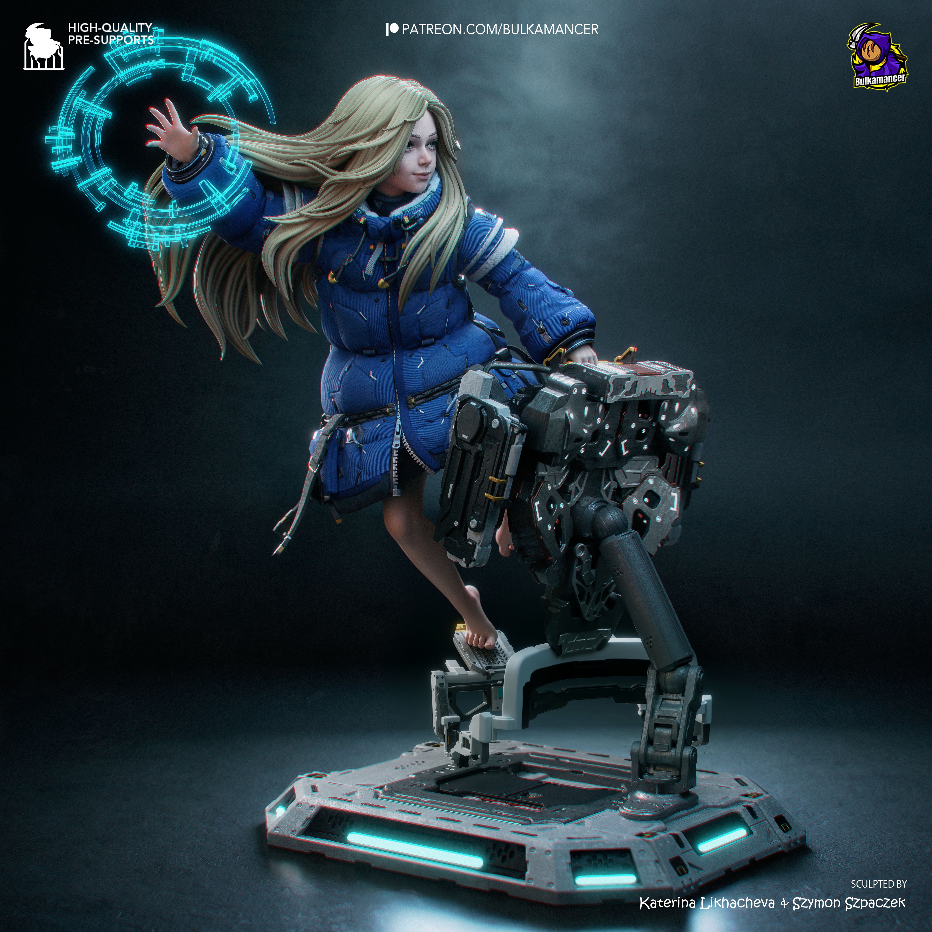 Aether Flux Operative | 1/8 Unpainted Resin Kit Model
