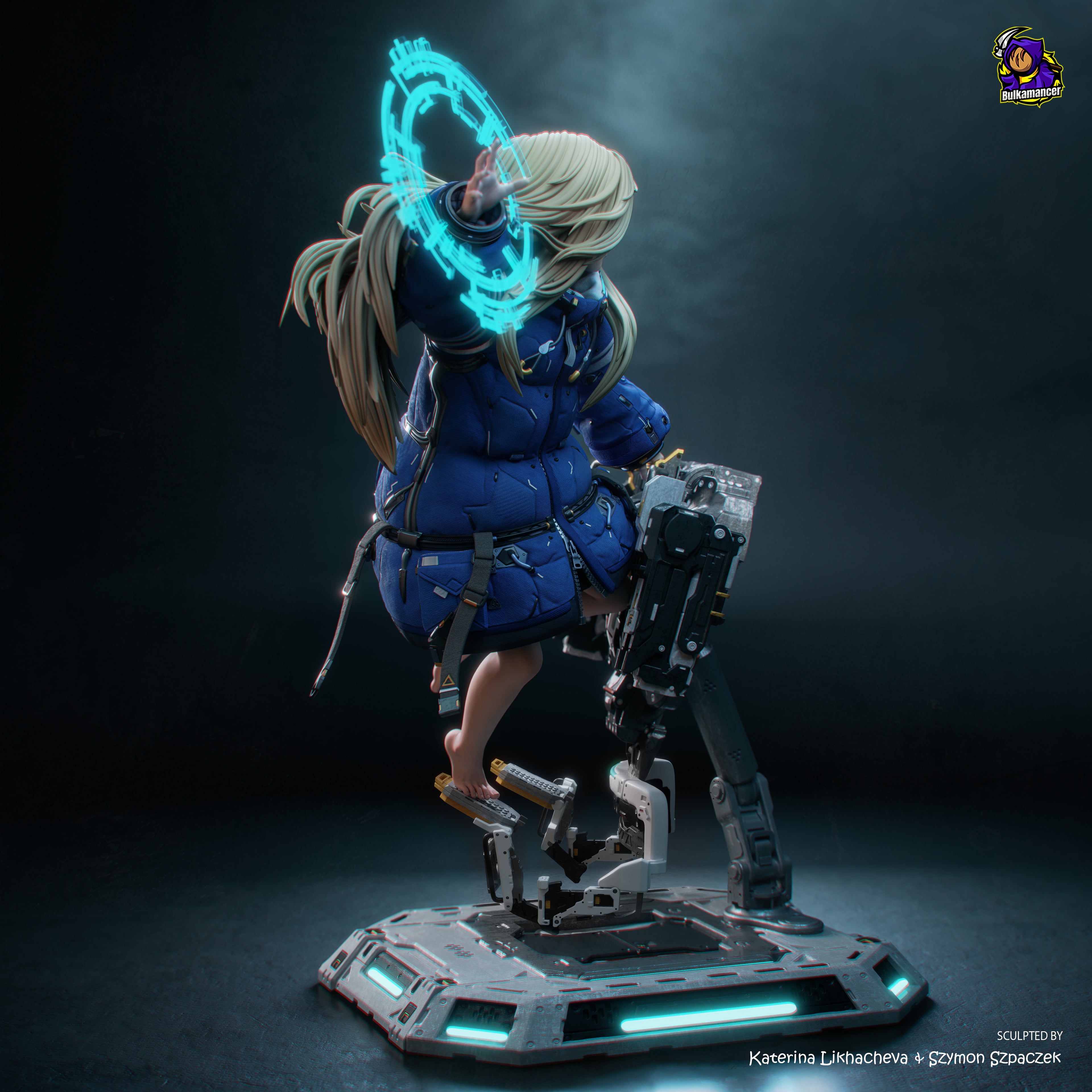 Aether Flux Operative | 1/8 Unpainted Resin Kit Model