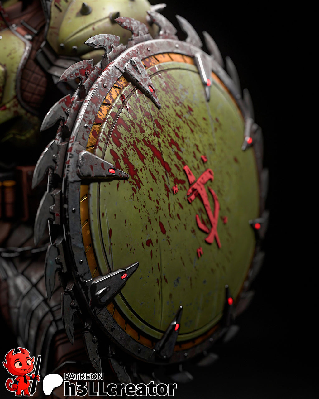 Hellforge Slayer | 1/12 Unpainted Resin Kit Model