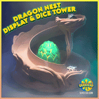 Dragon Nest Dice Tower | Dice Tower Full Color FDM Model