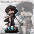 Mystic Dragon Weaver | 32mm & 55mm Unpainted Resin Kit Model