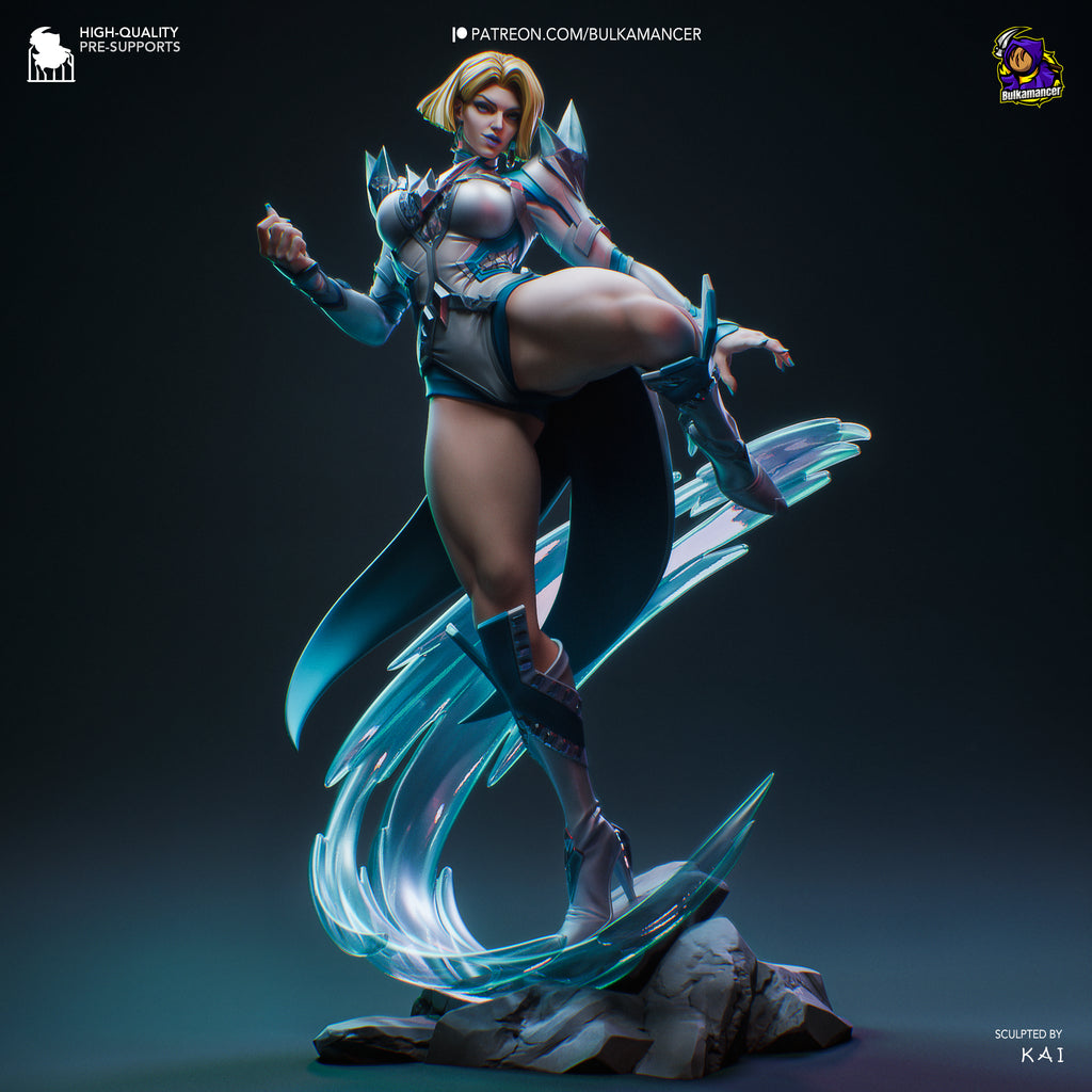 Glacial Diamond Sorceress | 1/8 Unpainted Resin Kit Model