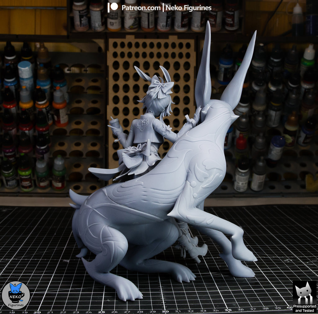 Cherry Blossom Fox Spirit | 1/7 Painted Resin Figurine Model