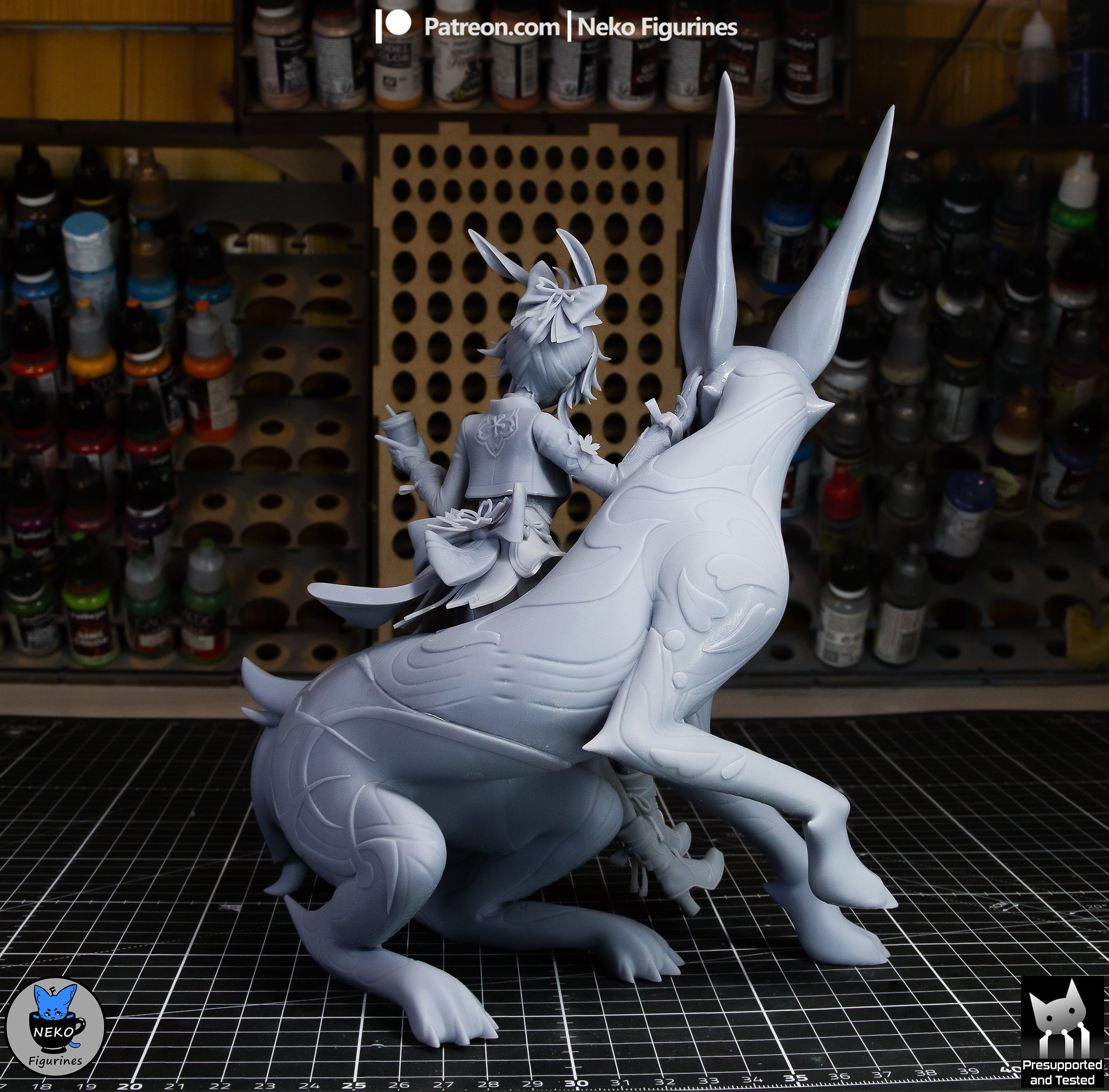 Cherry Blossom Fox Spirit | 1/7 Painted Resin Figurine Model