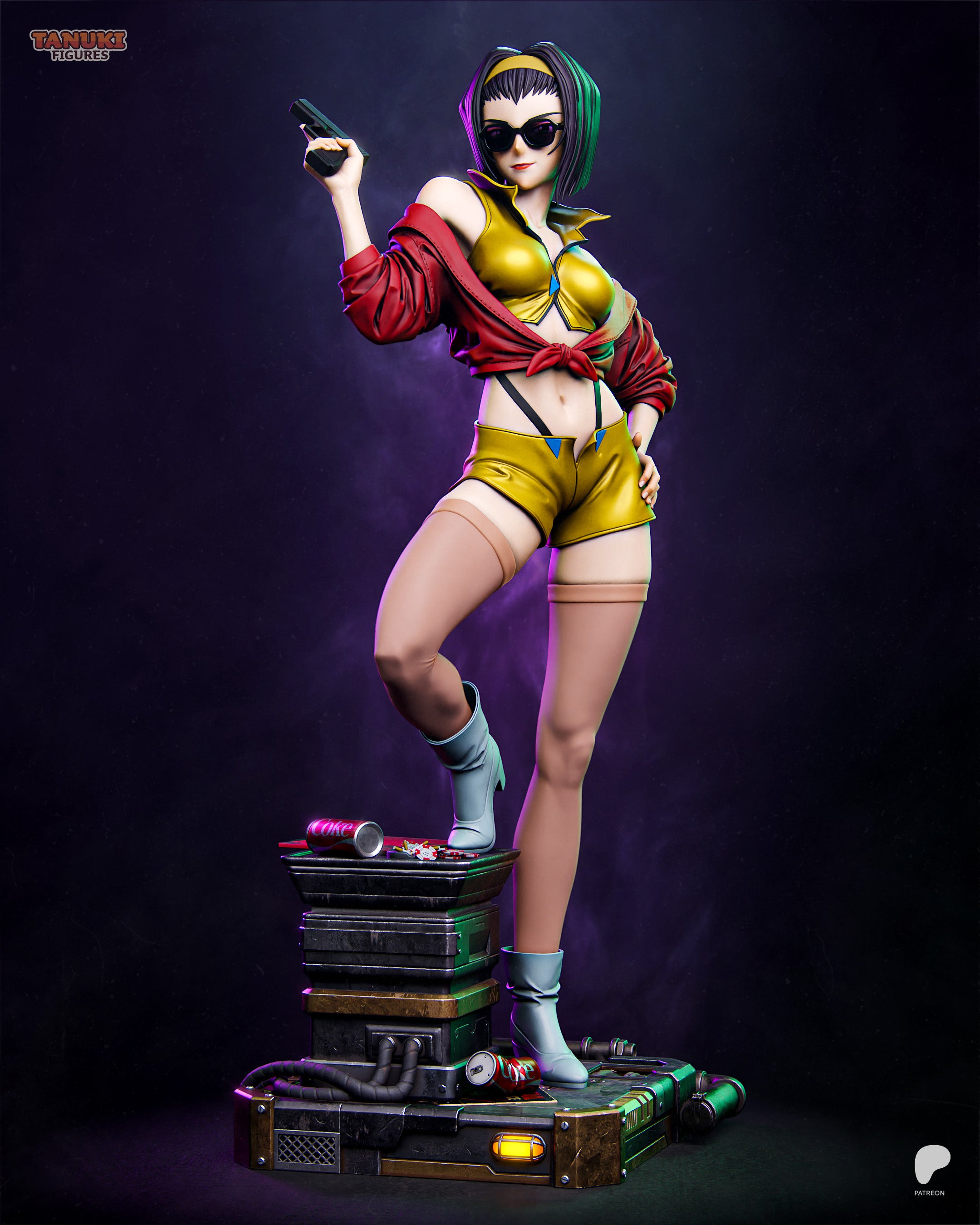 Neon Shadow Runner | 1/6 Unpainted Resin Kit