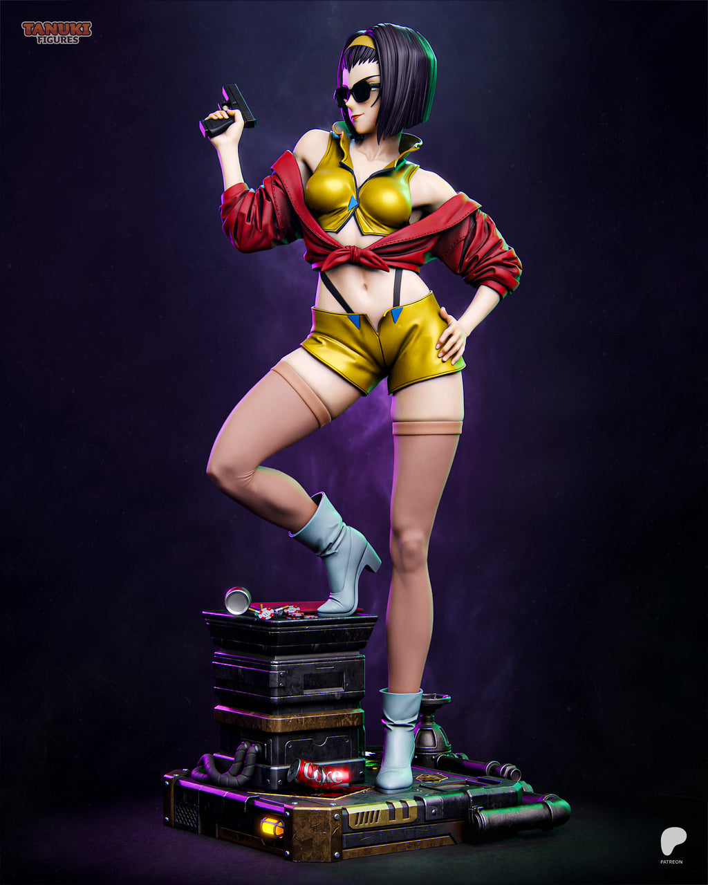 Neon Shadow Runner | 1/6 Unpainted Resin Kit