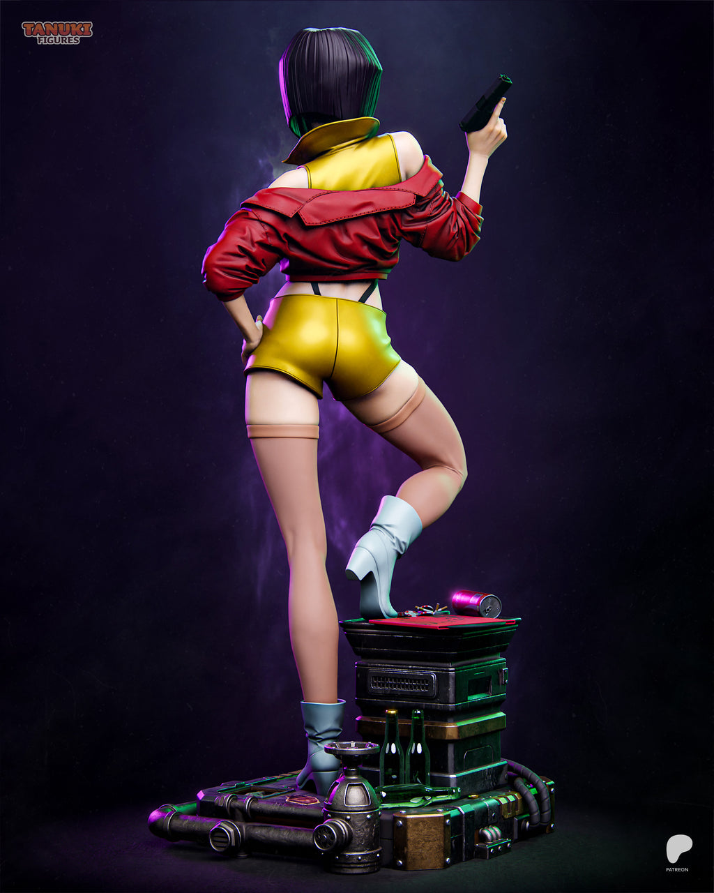 Neon Shadow Runner | 1/6 Unpainted Resin Kit