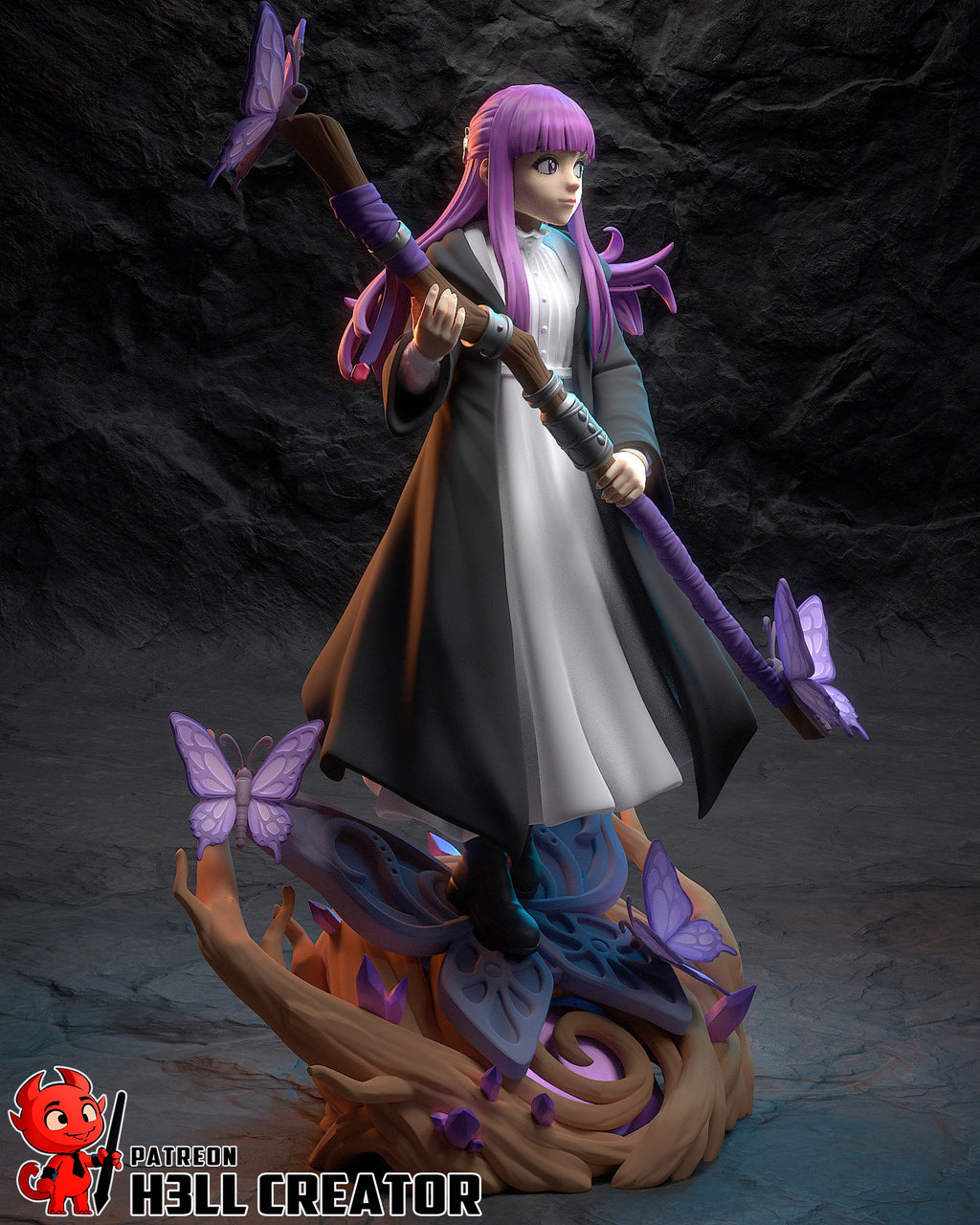 Veilwing Butterfly Sorceress | 1/10 Unpainted Resin Kit Model