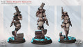 Heavy Weapons Pinup | 32mm and 55mm Unpainted Resin Kit Model
